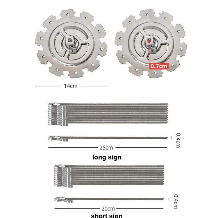Stainless Steel Roast Skewer Set